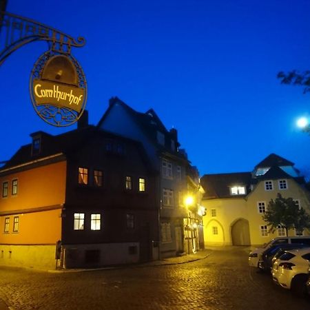 Ferienwohnung Haus zum kleinen Helm Erfurt Exterior foto
