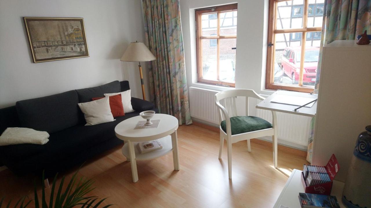 Ferienwohnung Haus zum kleinen Helm Erfurt Exterior foto