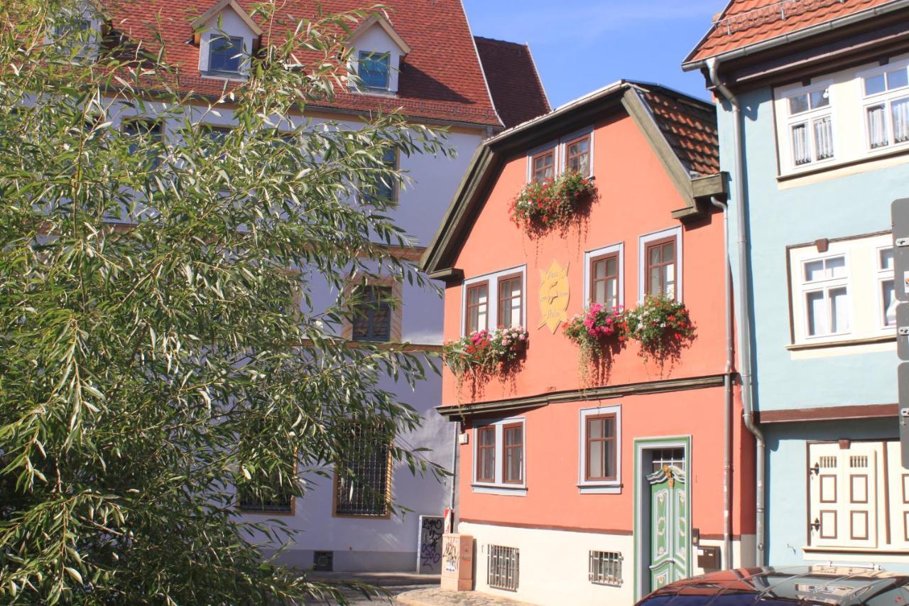 Ferienwohnung Haus zum kleinen Helm Erfurt Exterior foto