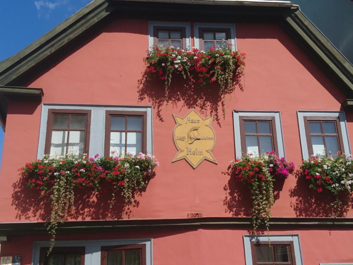 Ferienwohnung Haus zum kleinen Helm Erfurt Exterior foto