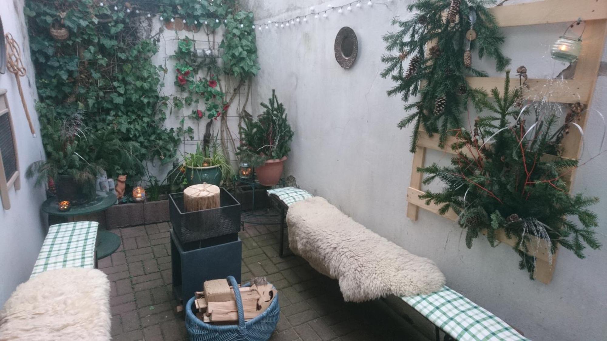 Ferienwohnung Haus zum kleinen Helm Erfurt Exterior foto