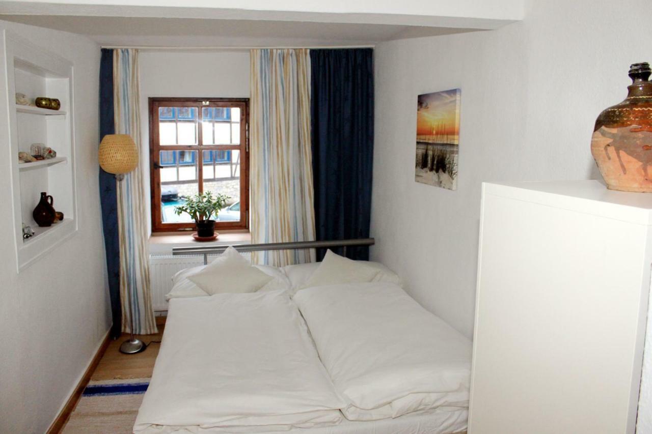 Ferienwohnung Haus zum kleinen Helm Erfurt Exterior foto