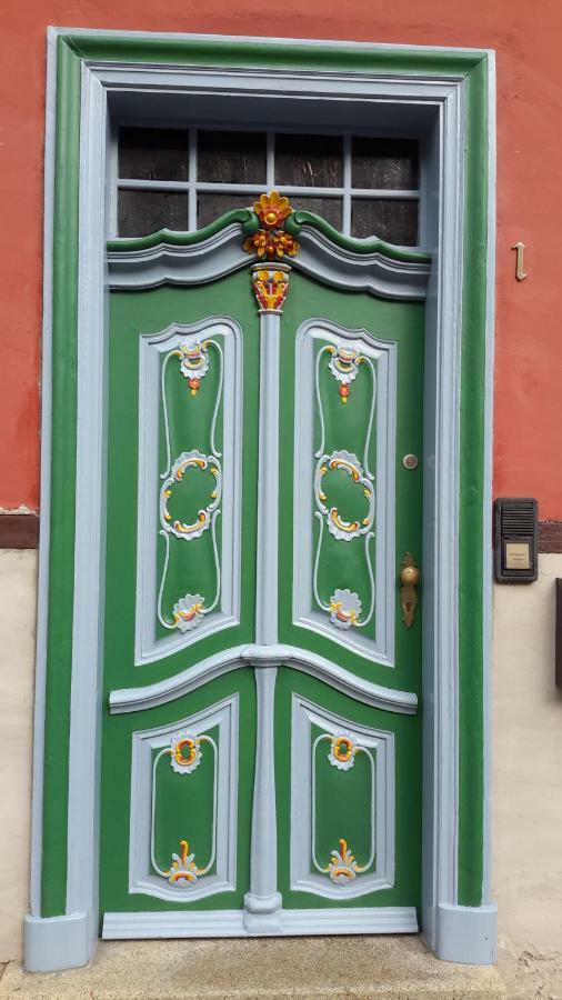 Ferienwohnung Haus zum kleinen Helm Erfurt Exterior foto